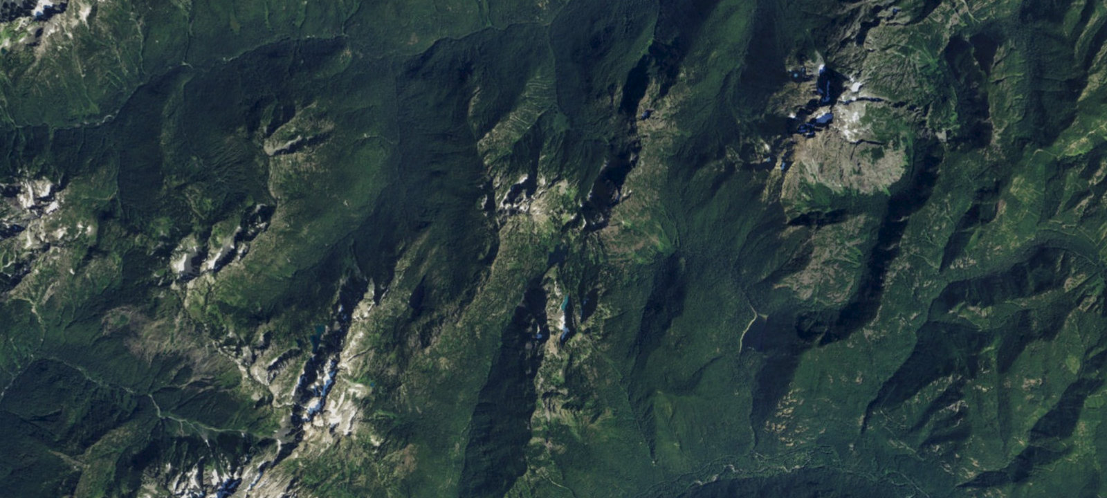 Map of Upper Lena Lake Campground
