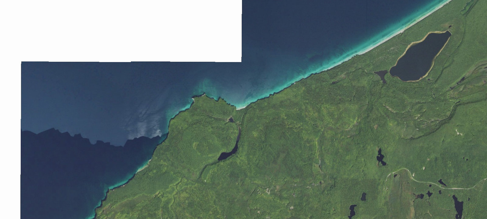Map of Chapel Beach Campground