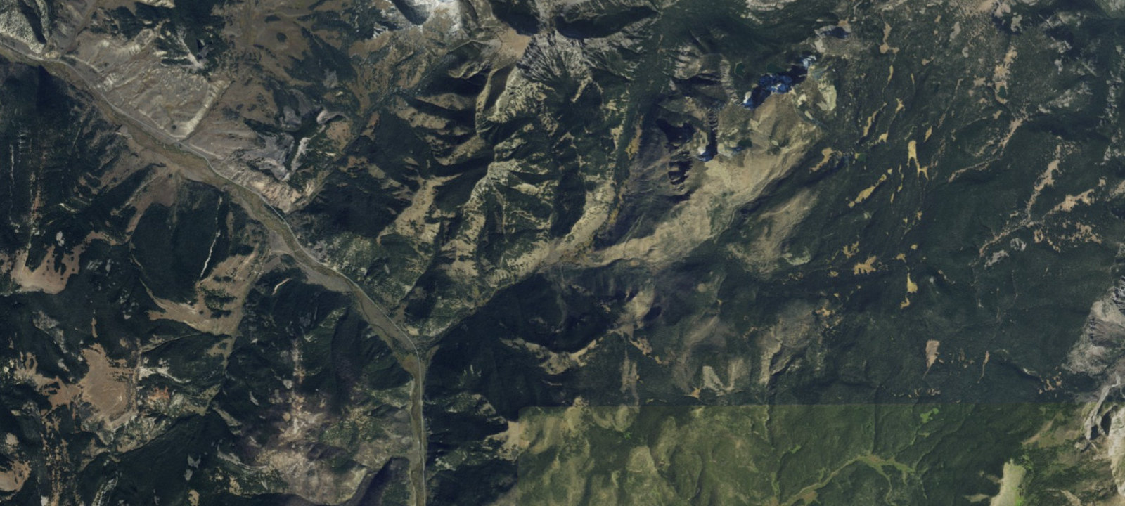 Map of Specimen Creek Junction