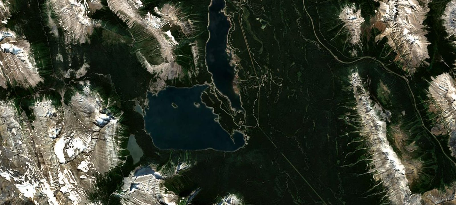 Map of Kananaskis Interlakes Campground