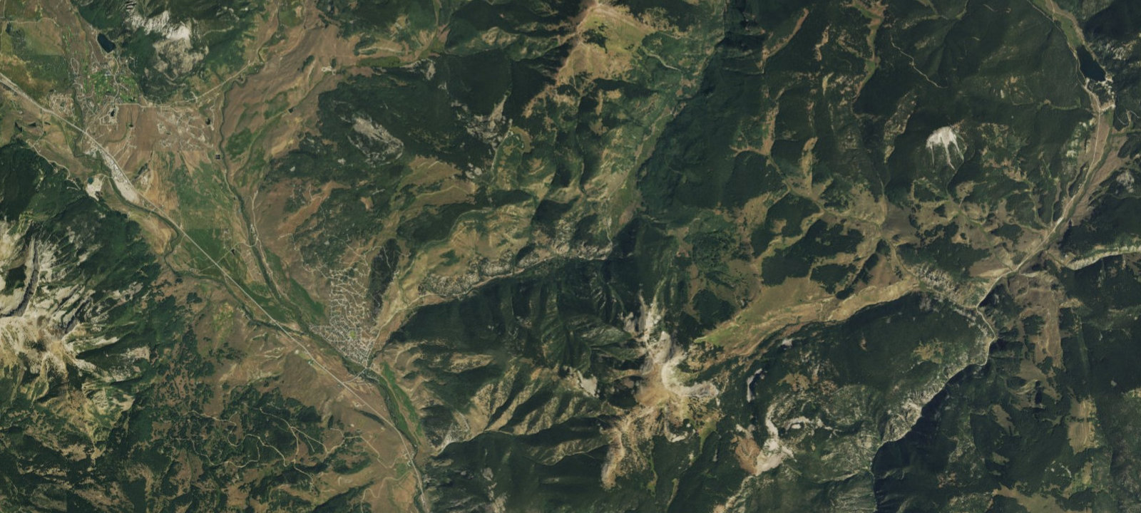 Map of Cement Creek