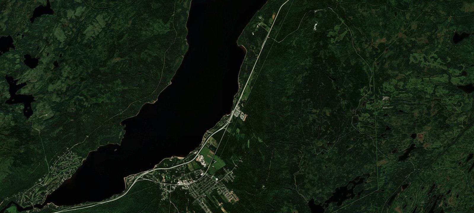 Map of Pineridge Cabins and Campground