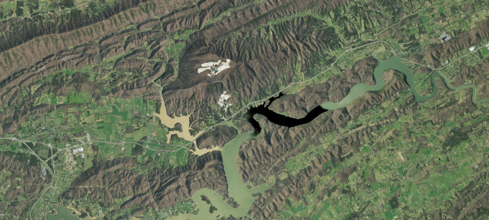 Map of Cherokee Lake Campground