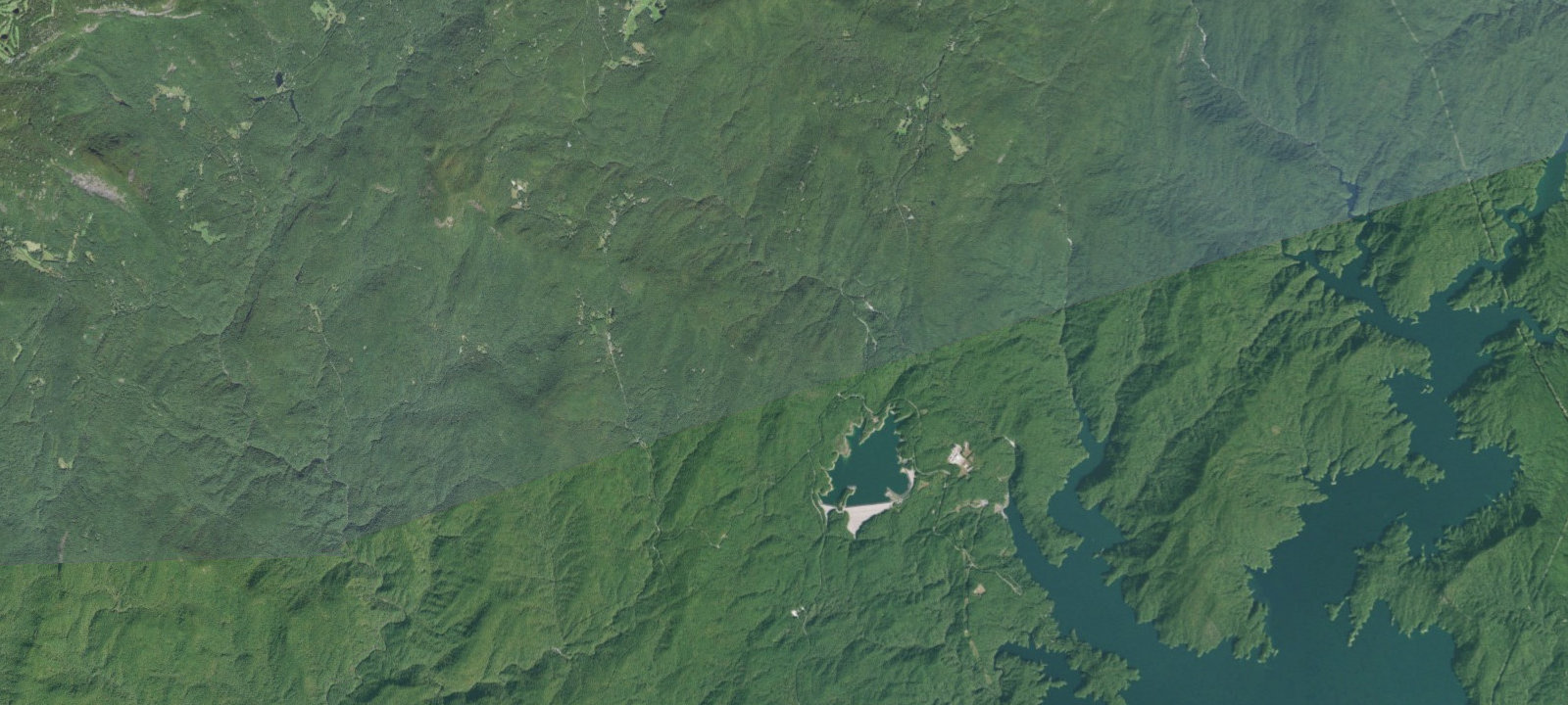 Map of Round Mountain Campsite