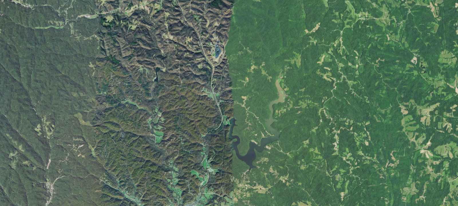 Map of Burr Oak Cove Campground