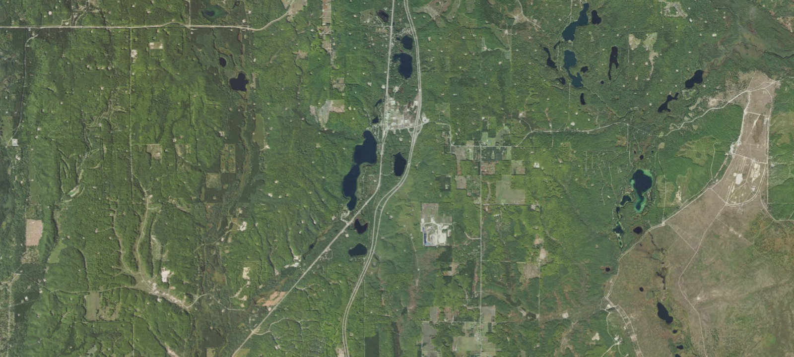 Map of Lake Marjory State Forest Campground