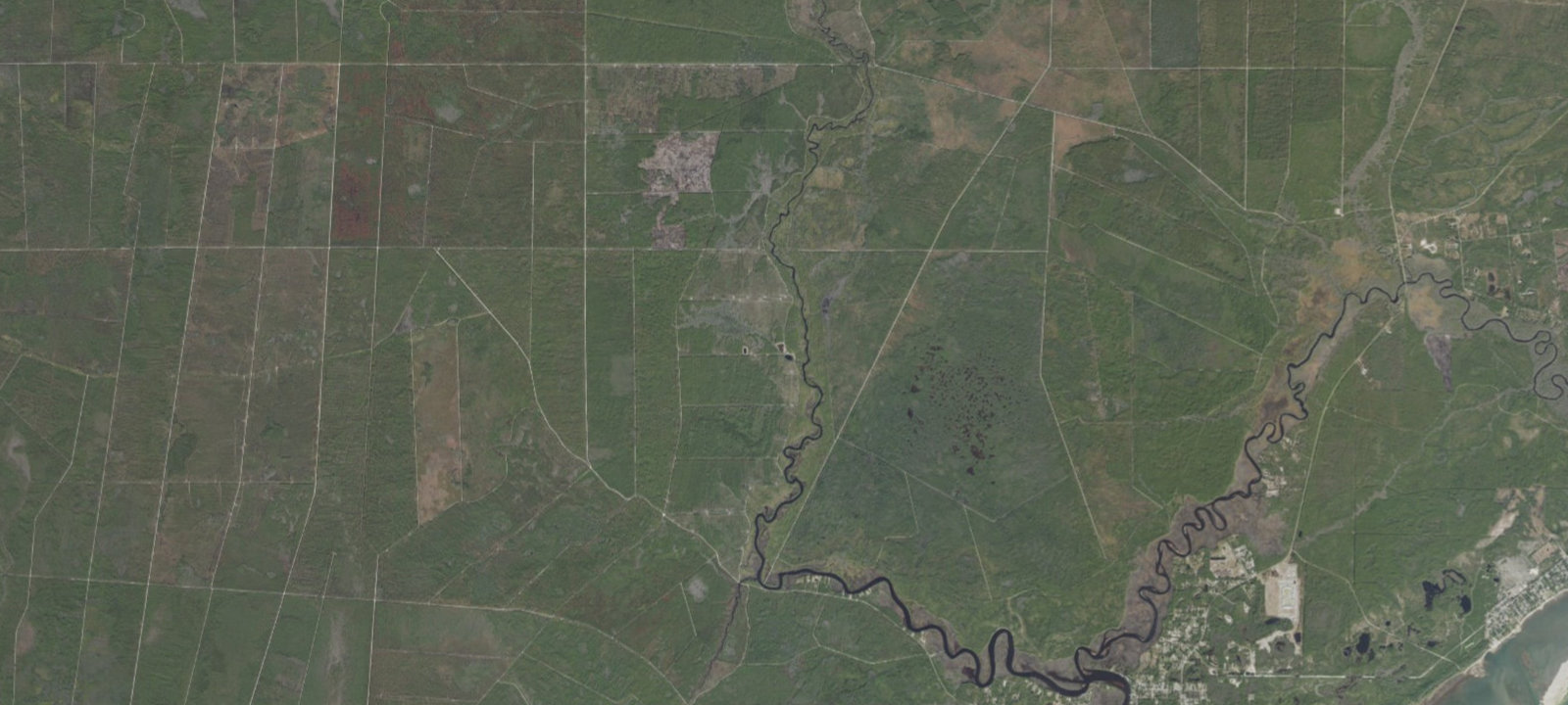 Map of Borrow Pit #2 Camp