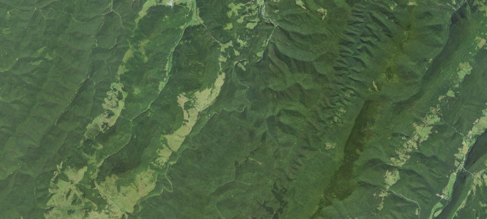 Map of Johnny Meadows Camping