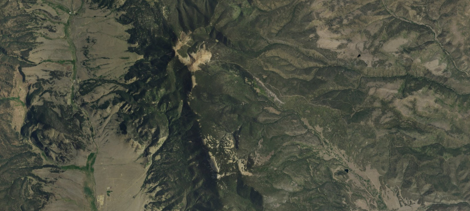Map of Black Horse Creek Camp