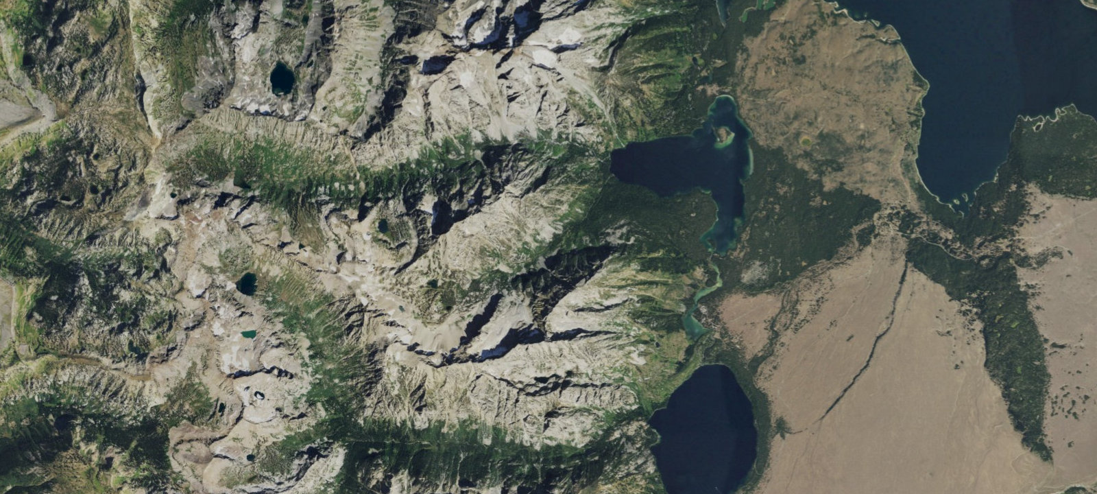 Map of Lower Paintbrush Camping Zone