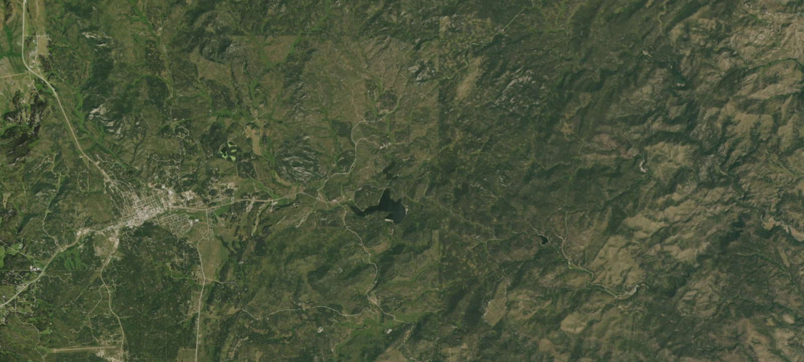 Map of Bismarck Lake Campground