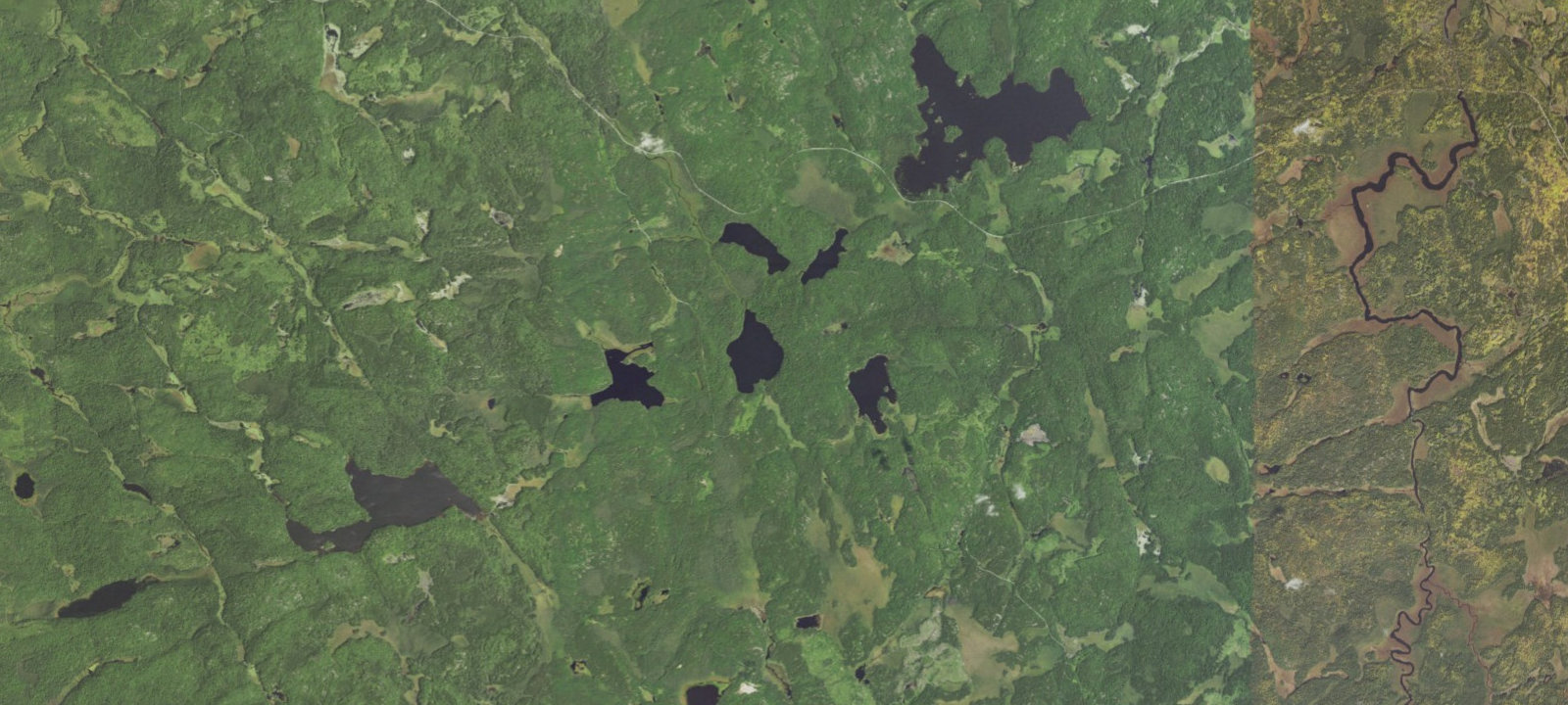 Map of Astrid Lake Site 1