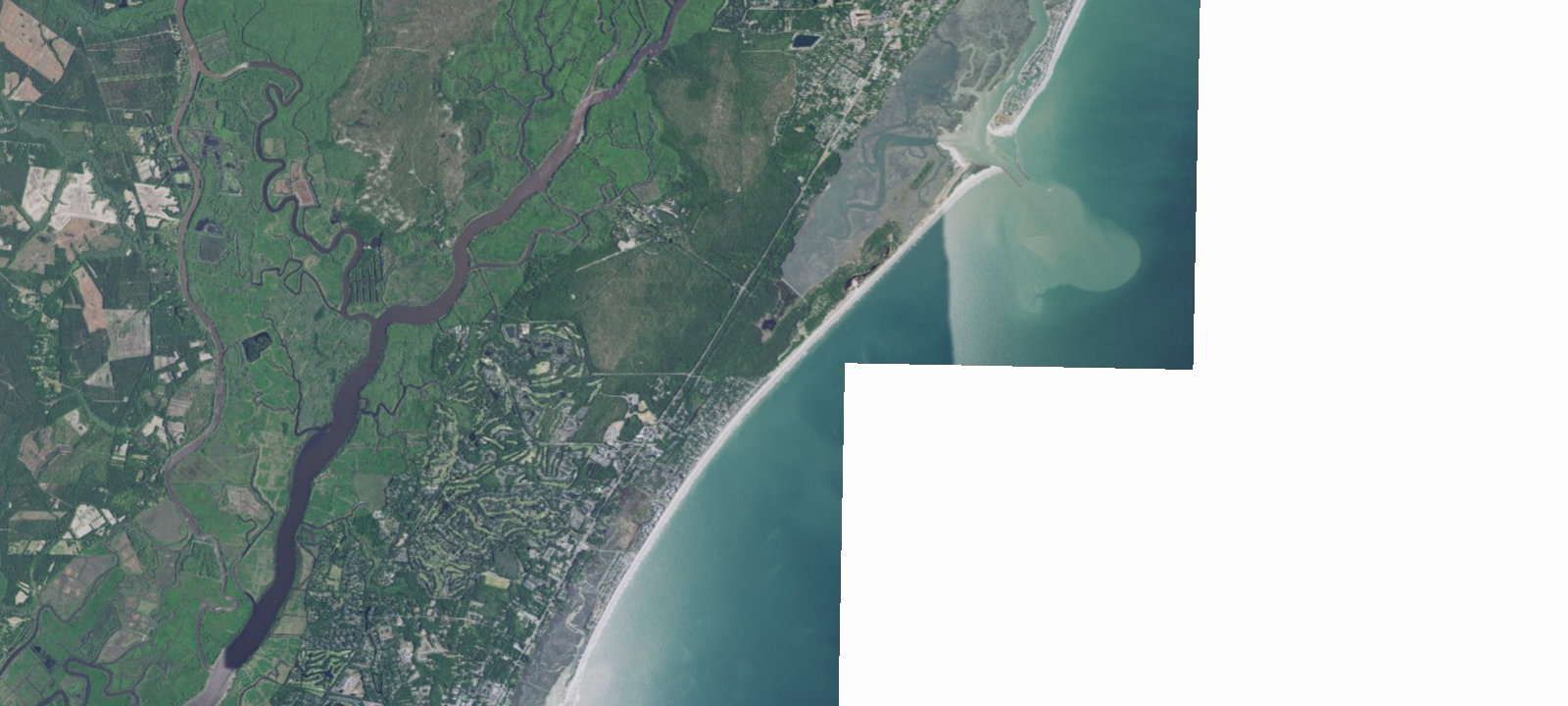 Map of Huntington Beach State Park - South Campground