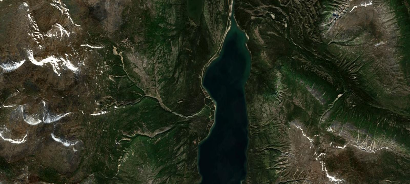 Map of Kusawa Lake Territorial Campground North