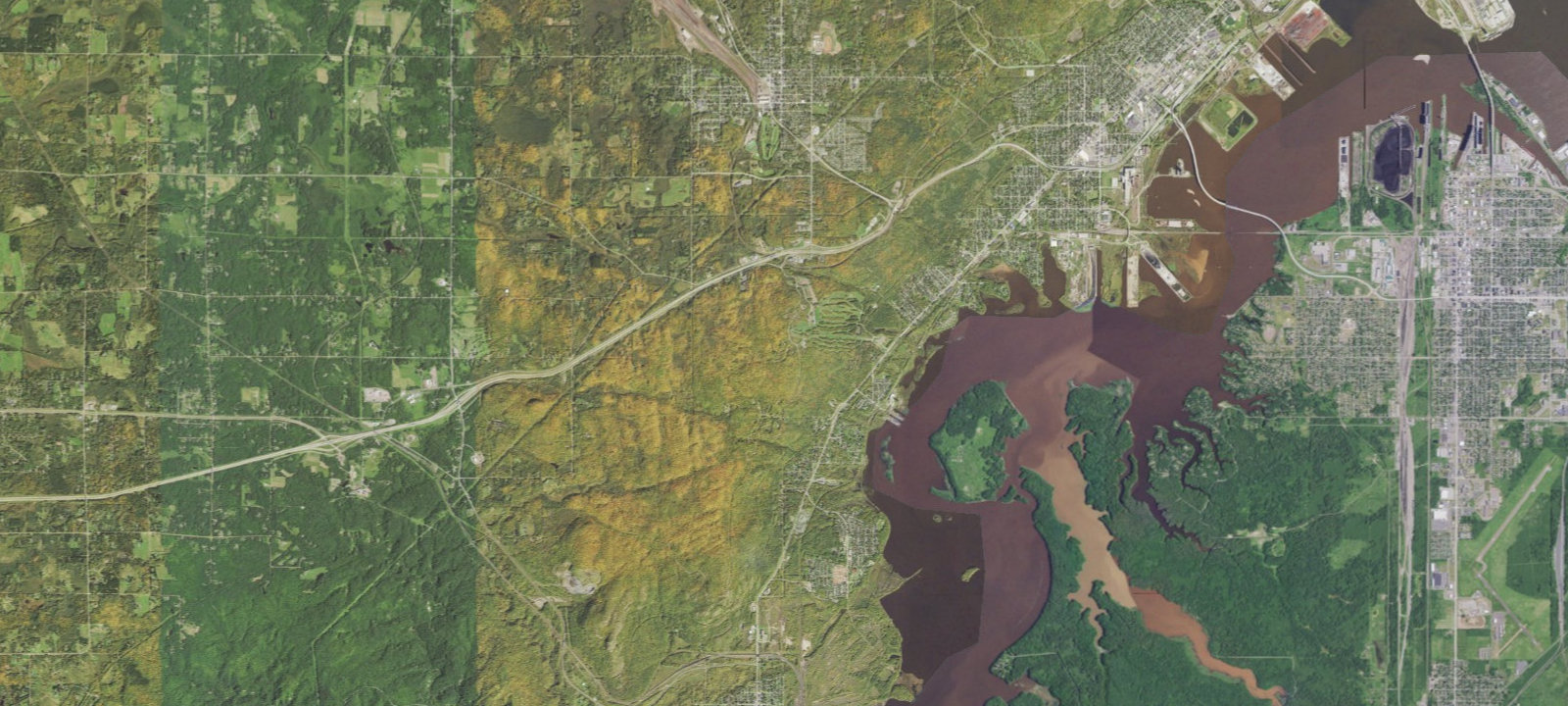 Map of Spirit Mountain Campground