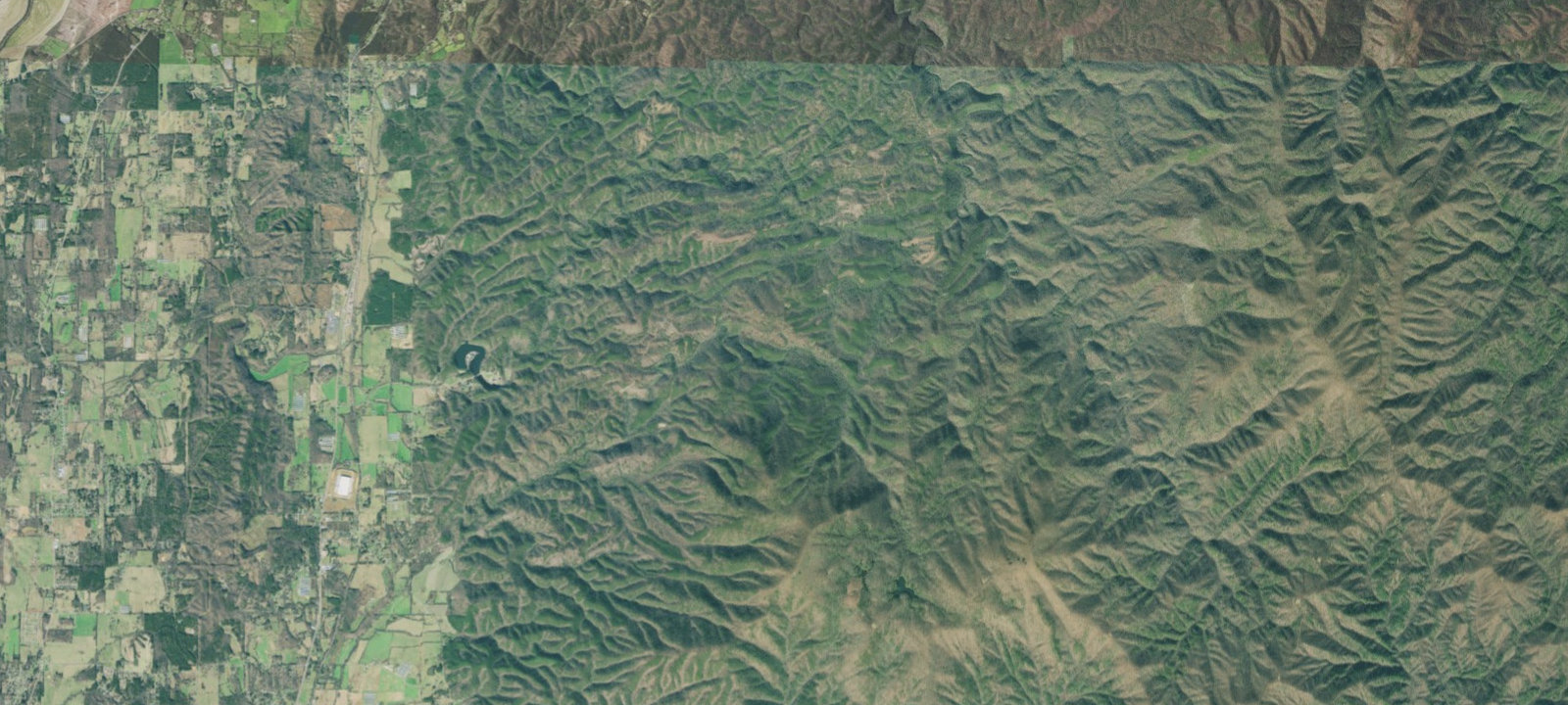 Map of Hickey Gap Campground