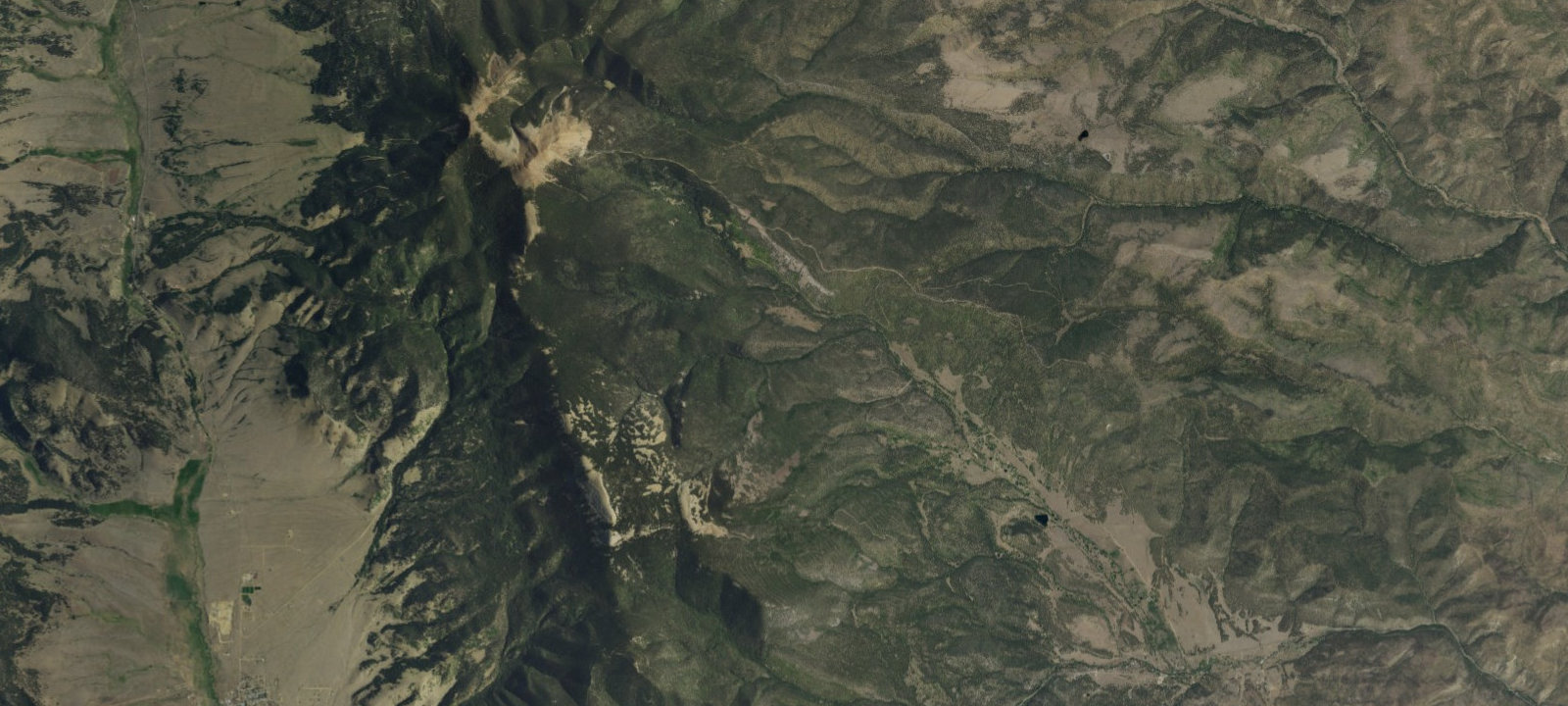 Map of Touch-Me-Not Creek Camp