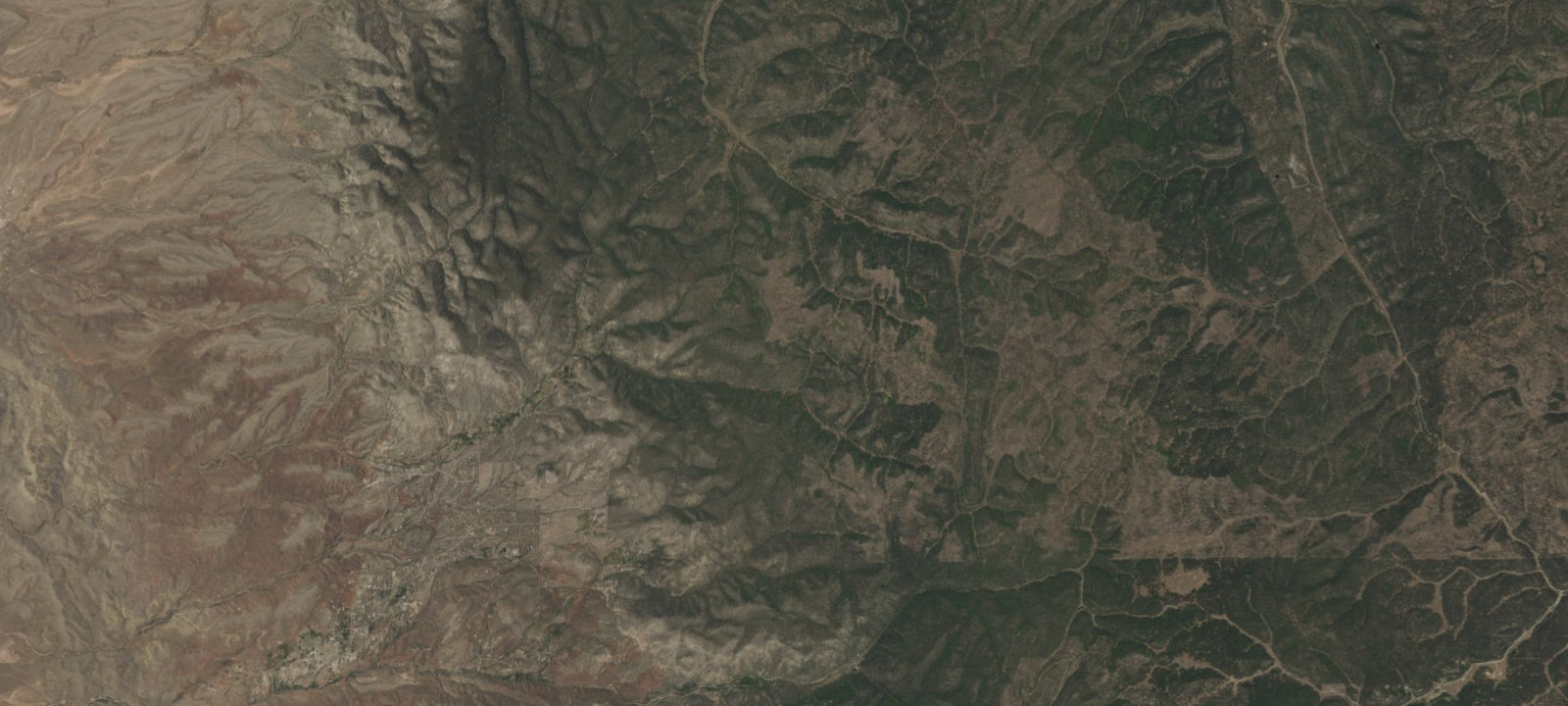 Map of Aspen Group Area (Lincoln National Forest, NM)