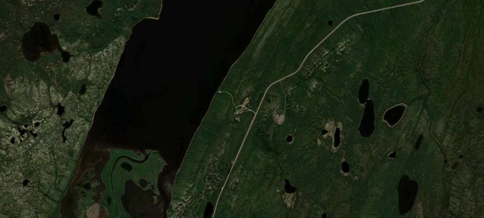 Map of Gwich'in Territorial Campground