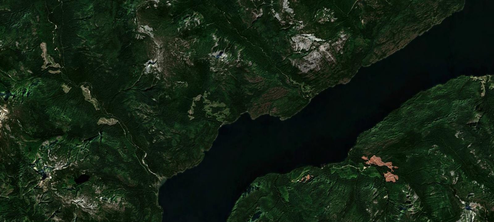Map of Willies Cove Campsite