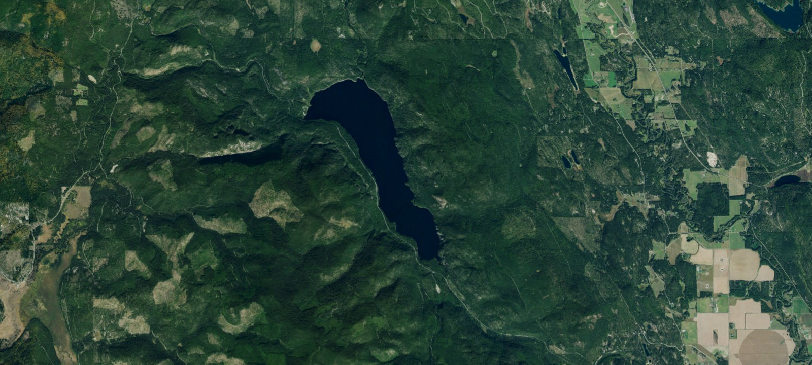 Map of Tally Lake Boat Site 1