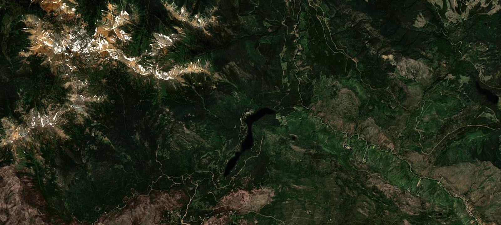 Map of Tyax Lodge Campground