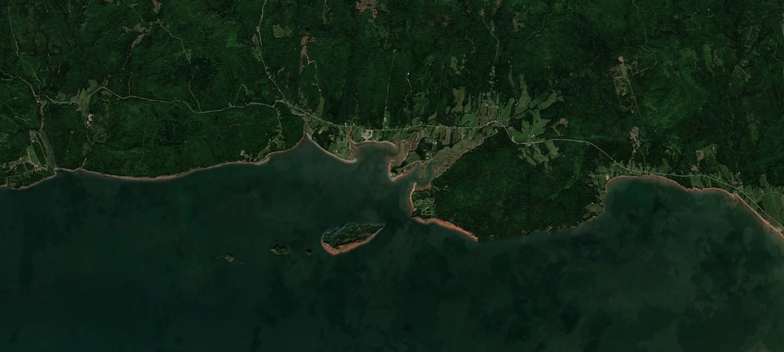 Map of Sand Point Beach Campground