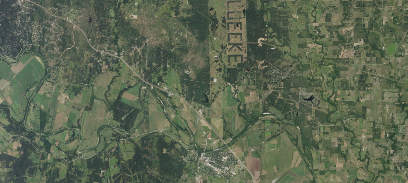 Map of Lakeview Camping Area