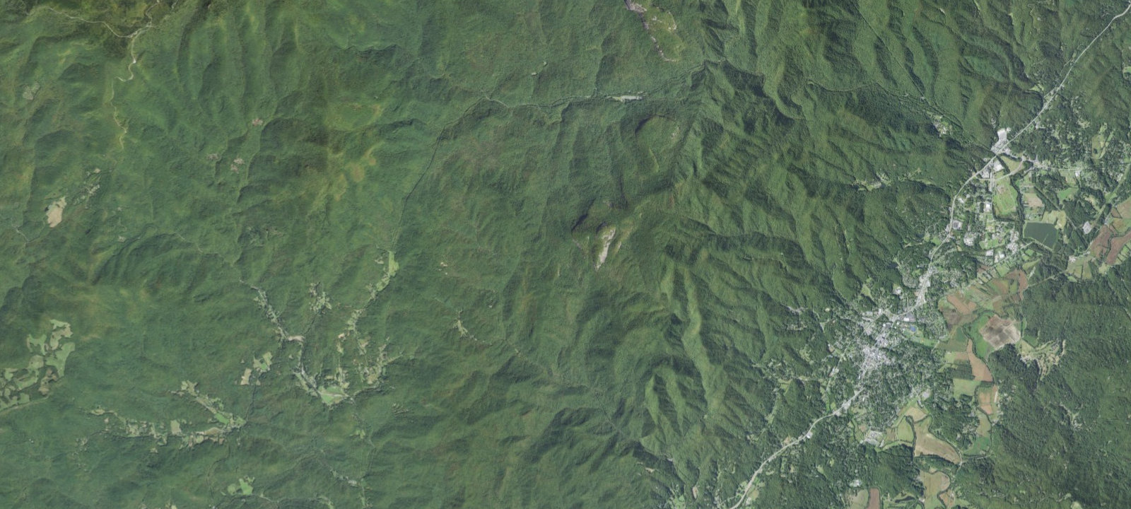 Map of Butter Gap Shelter