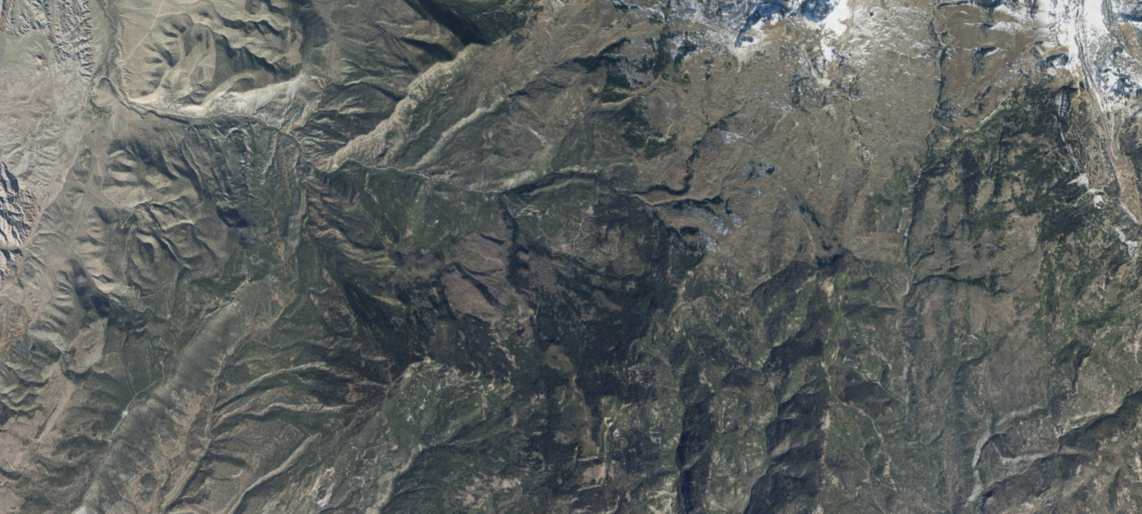 Map of Anthony Flat Trailhead