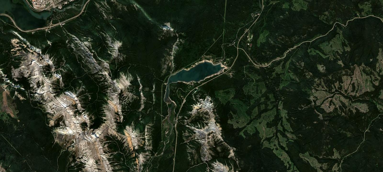 Map of Barrier Lake Campground