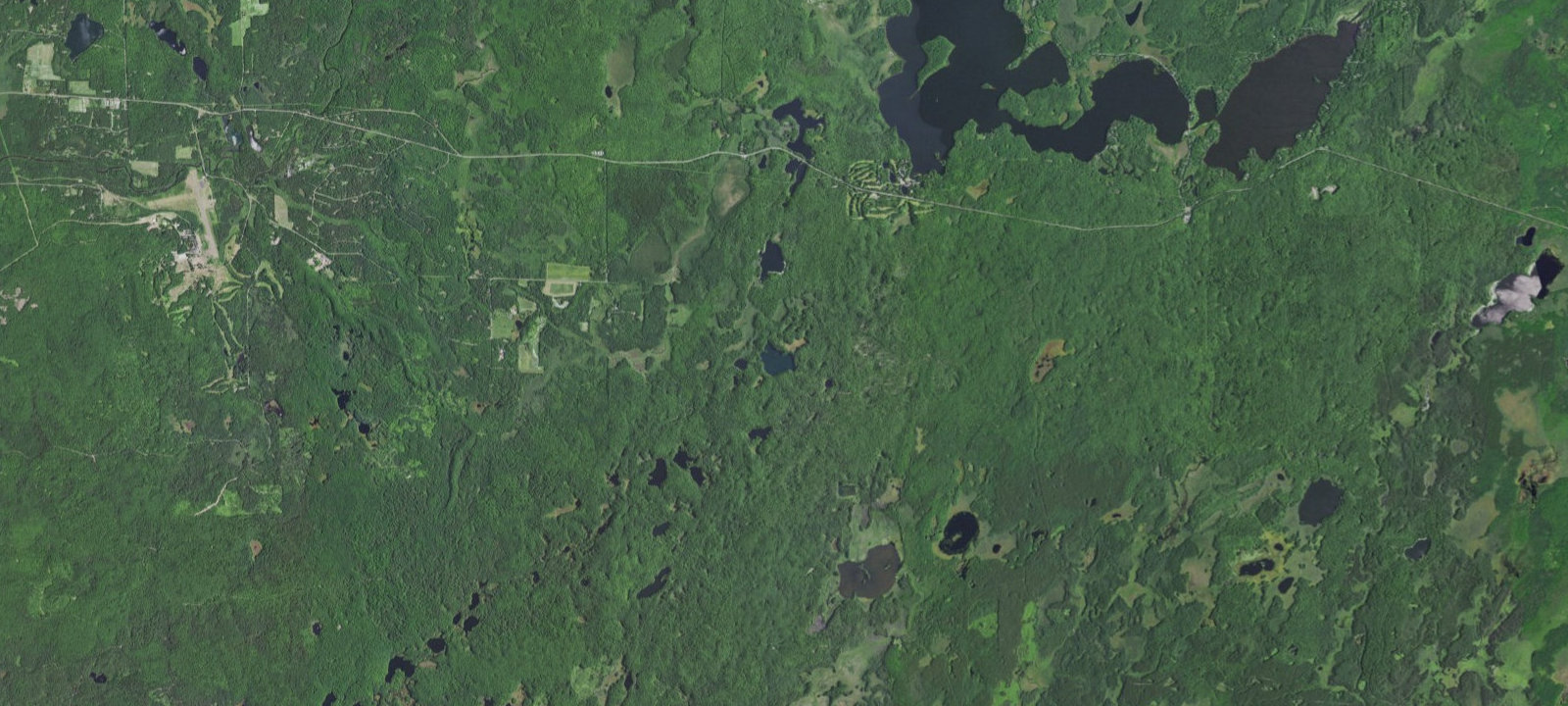 Map of Rock Lake North