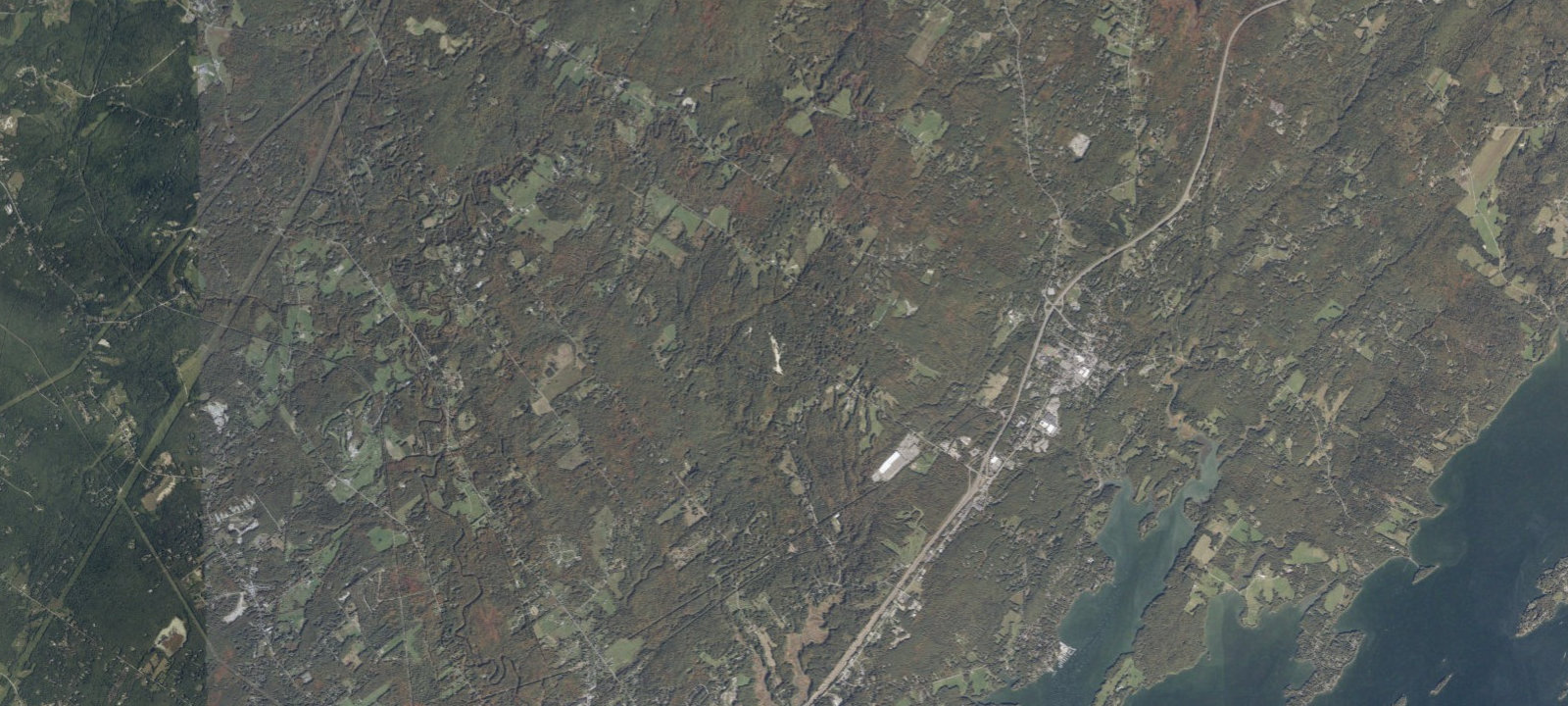 Map of Desert of Maine Campground