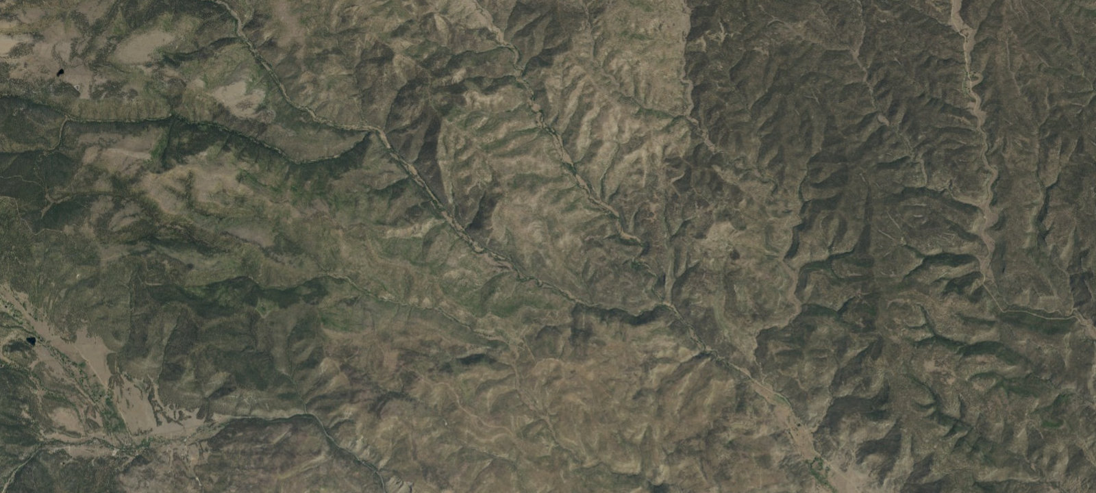 Map of McBride Canyon Camp