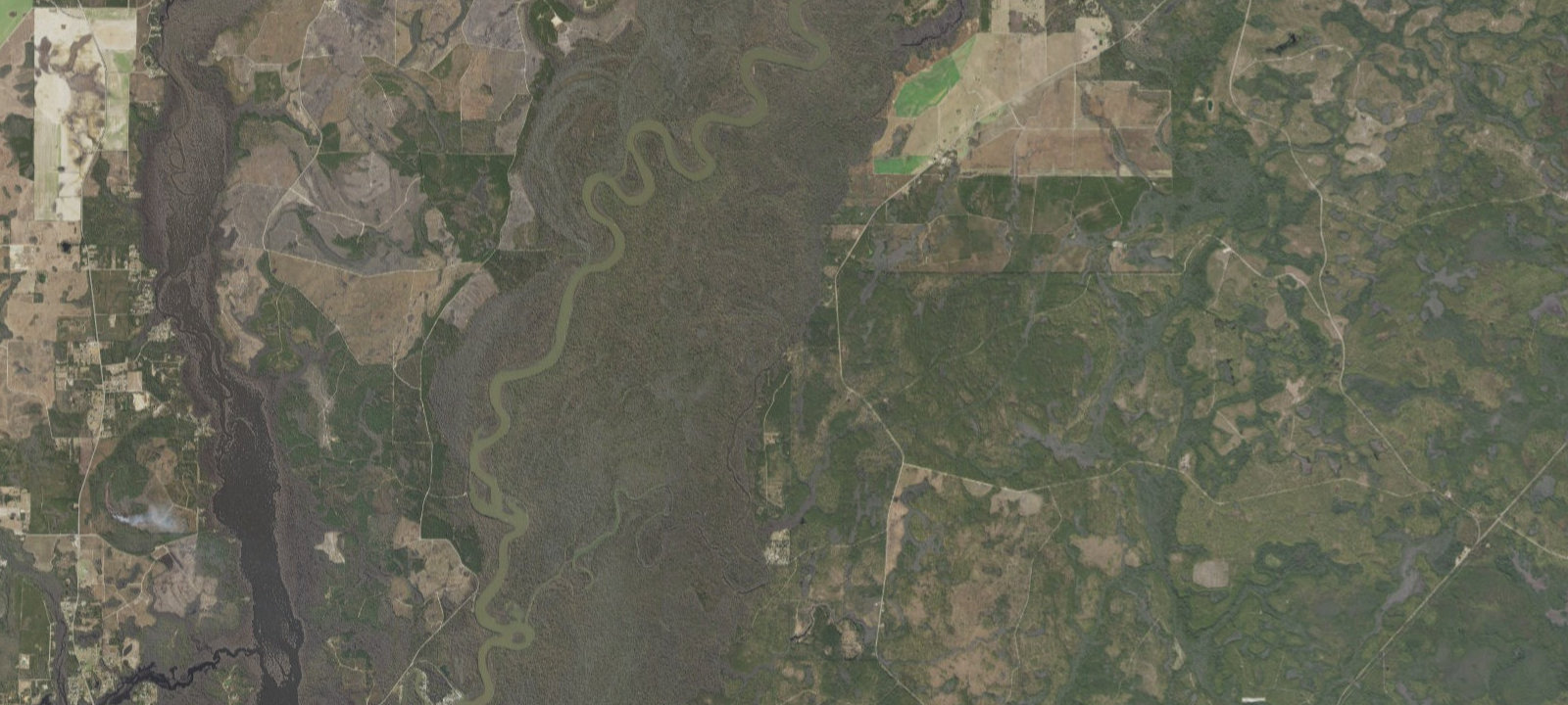 Map of Florida River Island