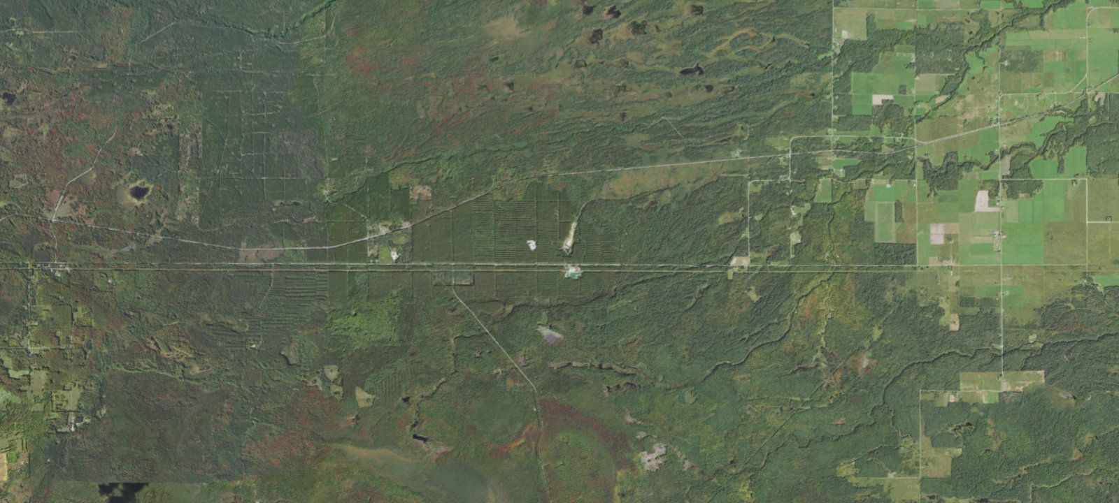 Map of High Banks Lake