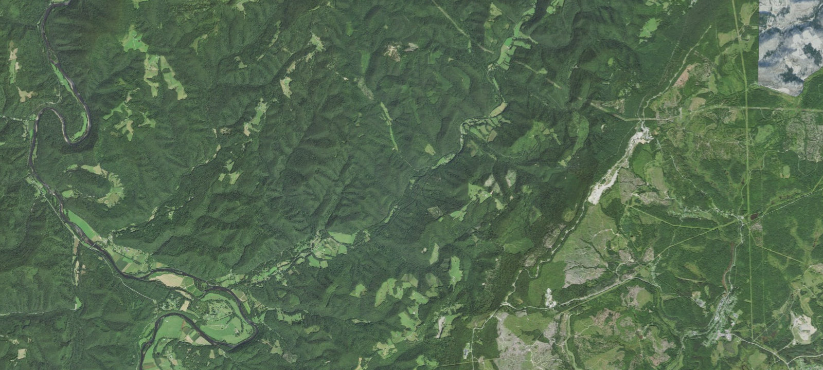 Map of Horseshoe Recreation Area