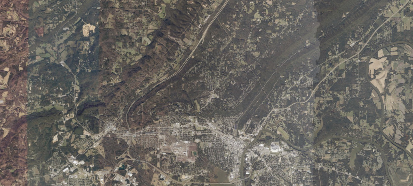 Map of Noccalula Falls Campground