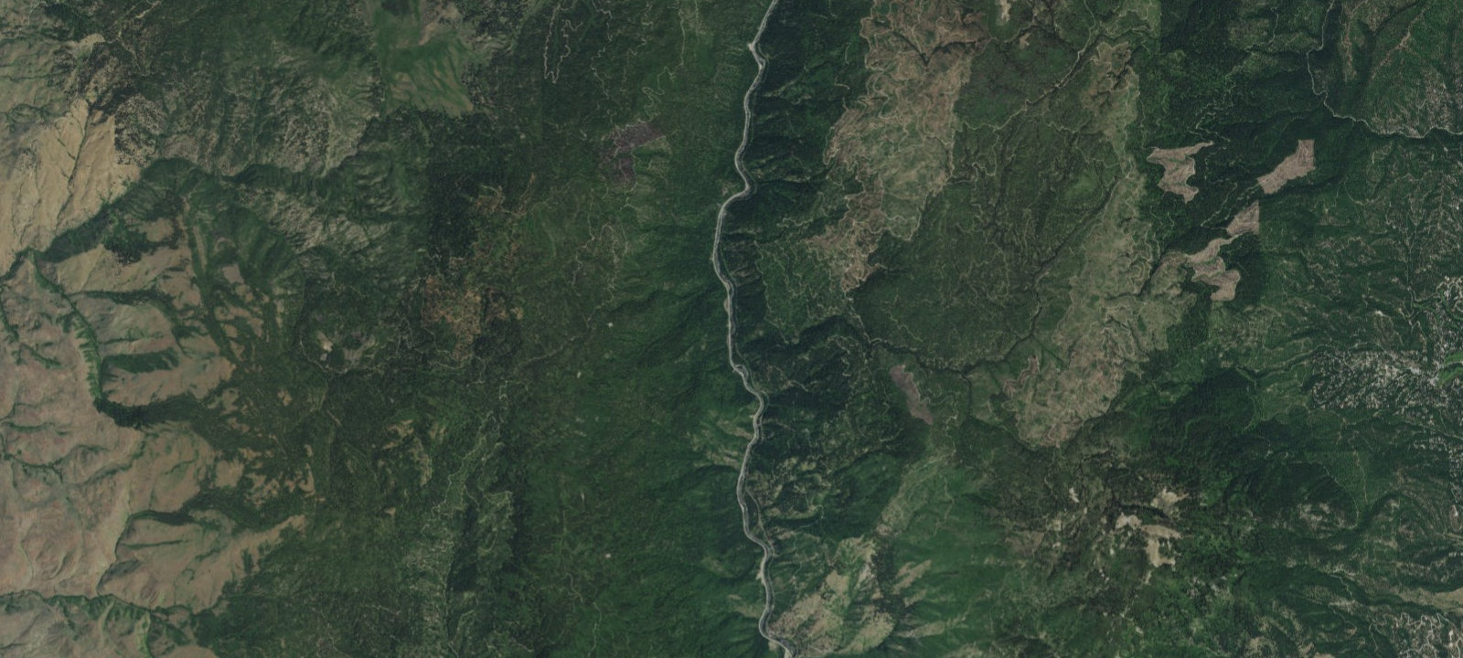 Map of Big Eddy Campground