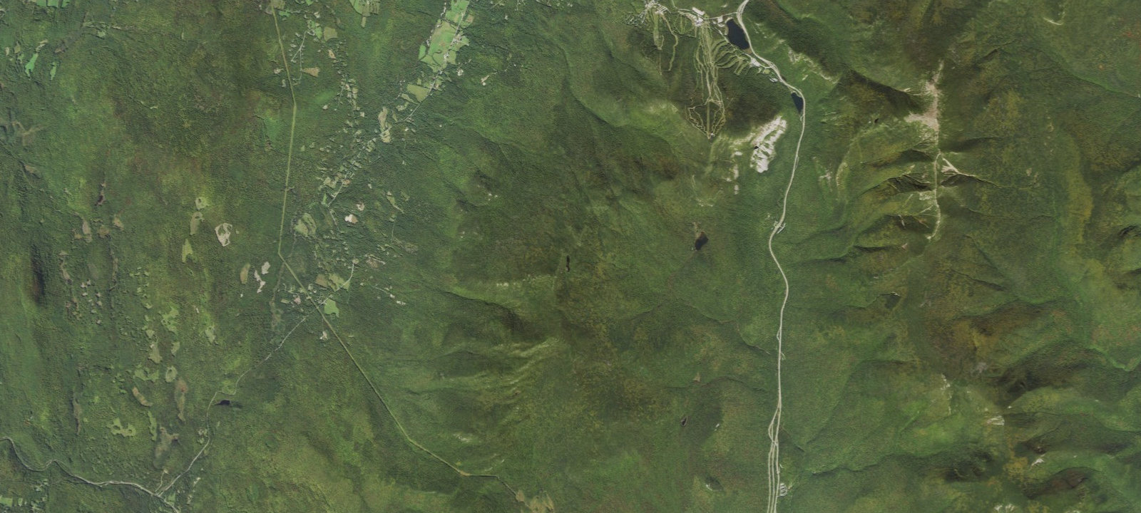 Map of Kinsman Pond