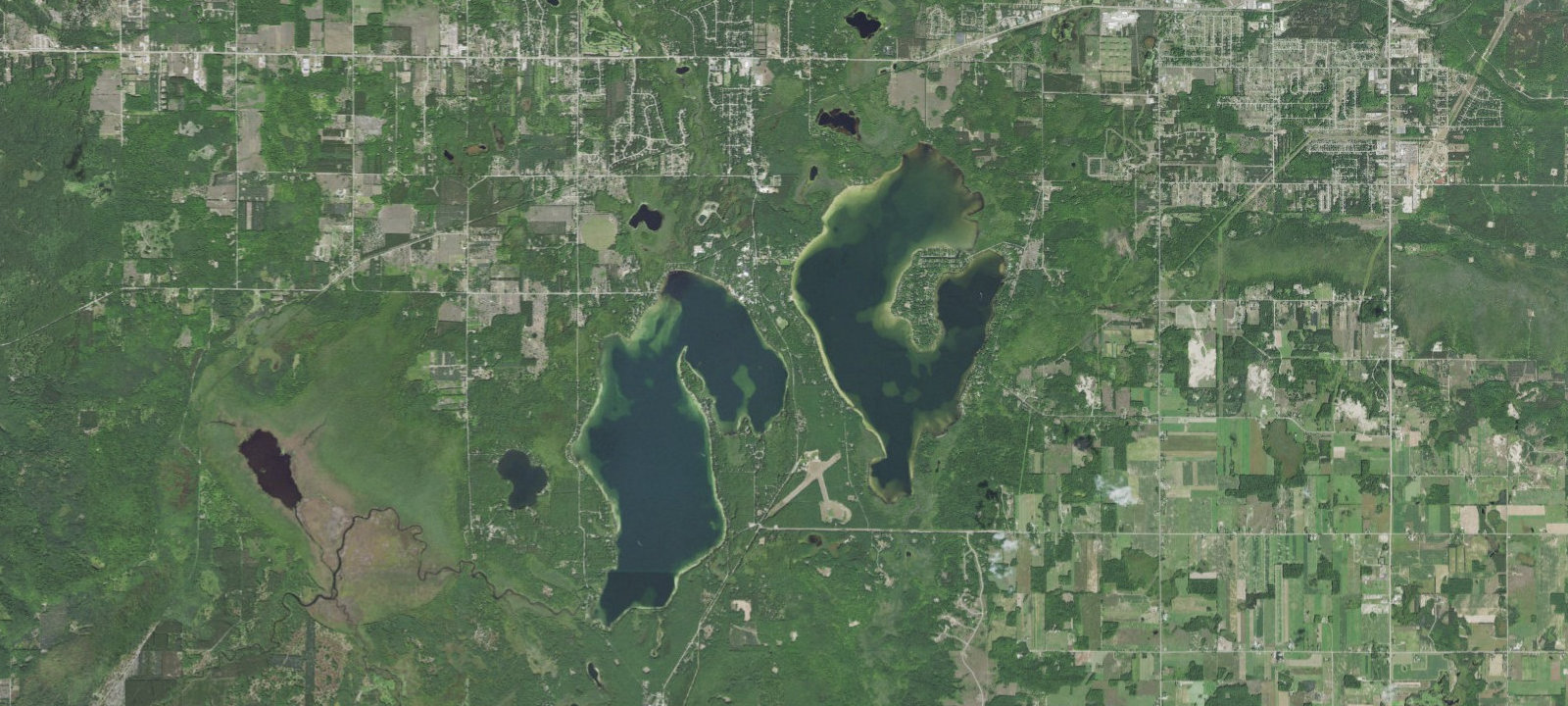 Map of Interlochen Green Lake Rustic Campground