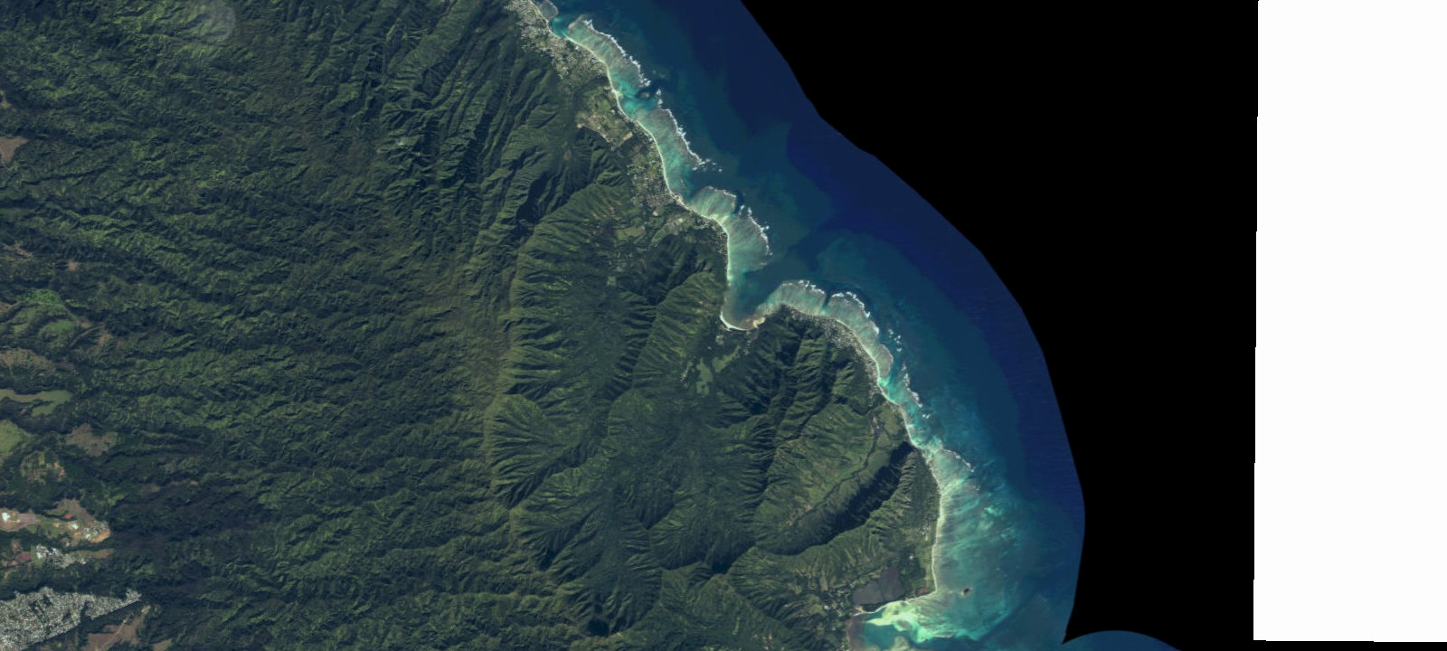 Map of Kahana Bay Beach Park