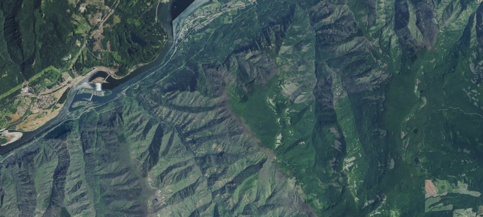 Map of Hunters Camp