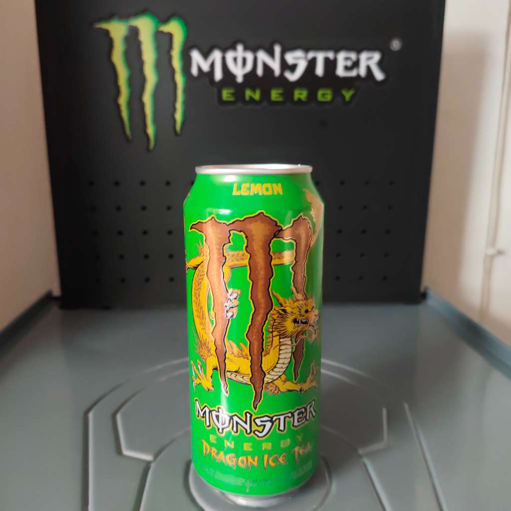 Monster Energy Dragon Ice Tea Lemon Lacre Prata