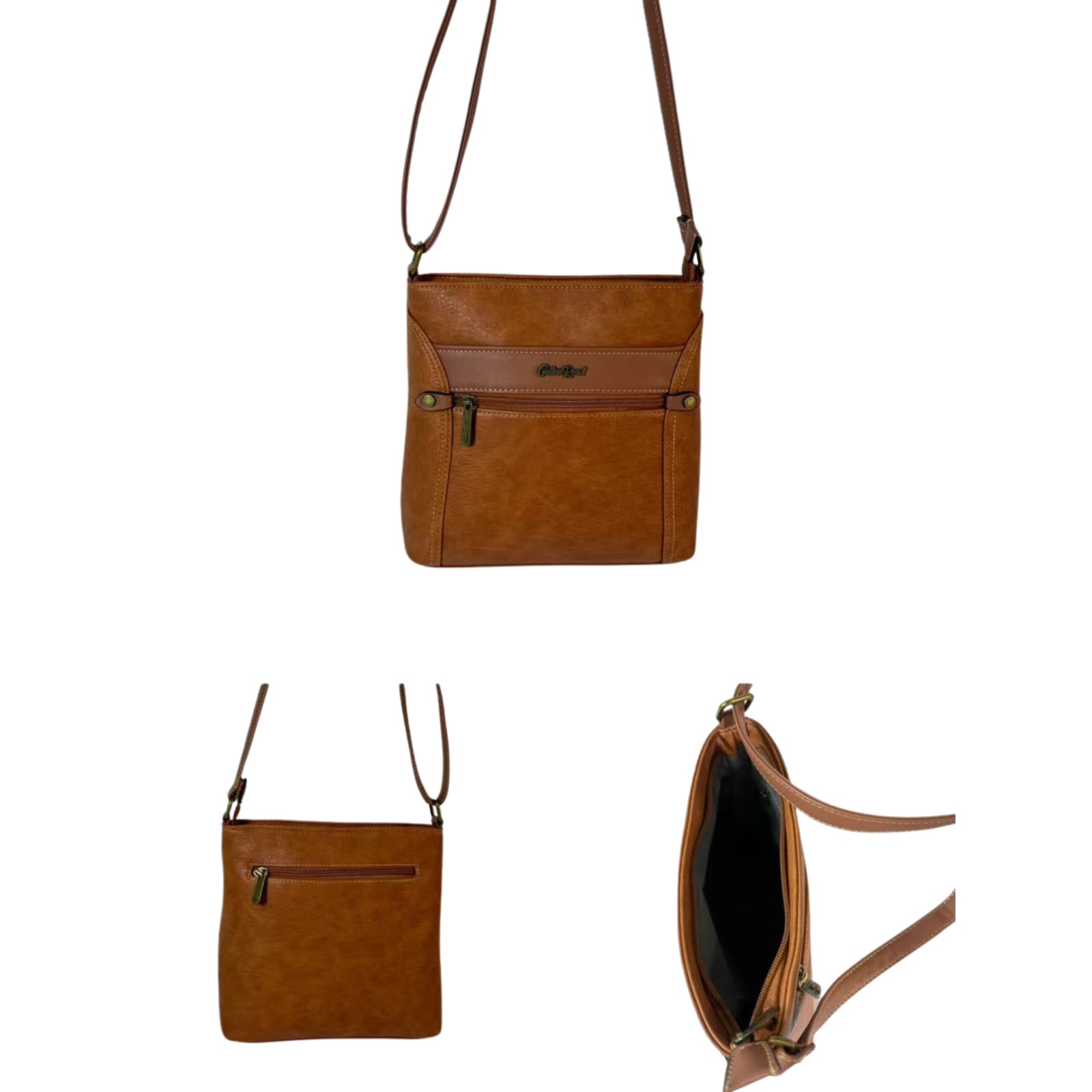 Cotton Road Crossbody Sling Bag — Black