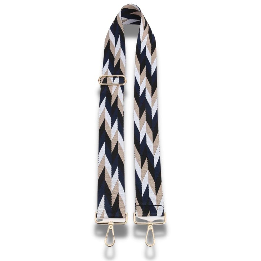 Bag Strap - Geometric Pattern —