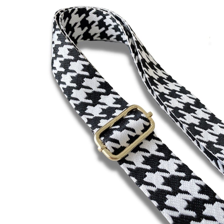 Bag Strap - Houndstooth —