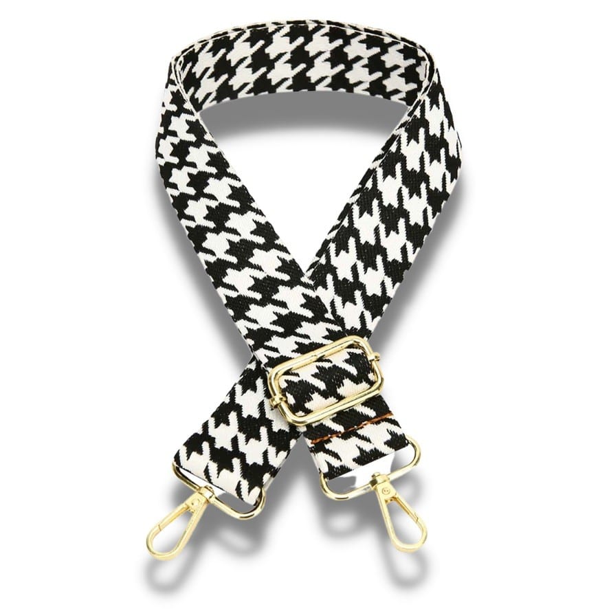 Bag Strap - Houndstooth —