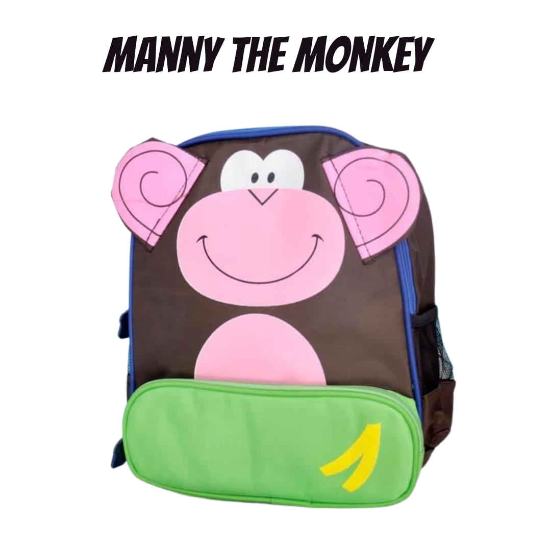 Manny the Monkey - Kids Backpack
