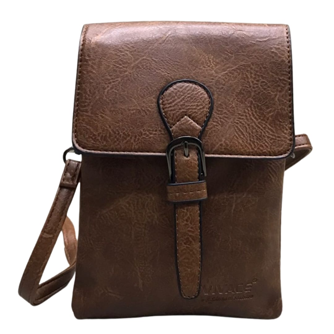 Vivace Small Crossbody Slingbag — Brown #5